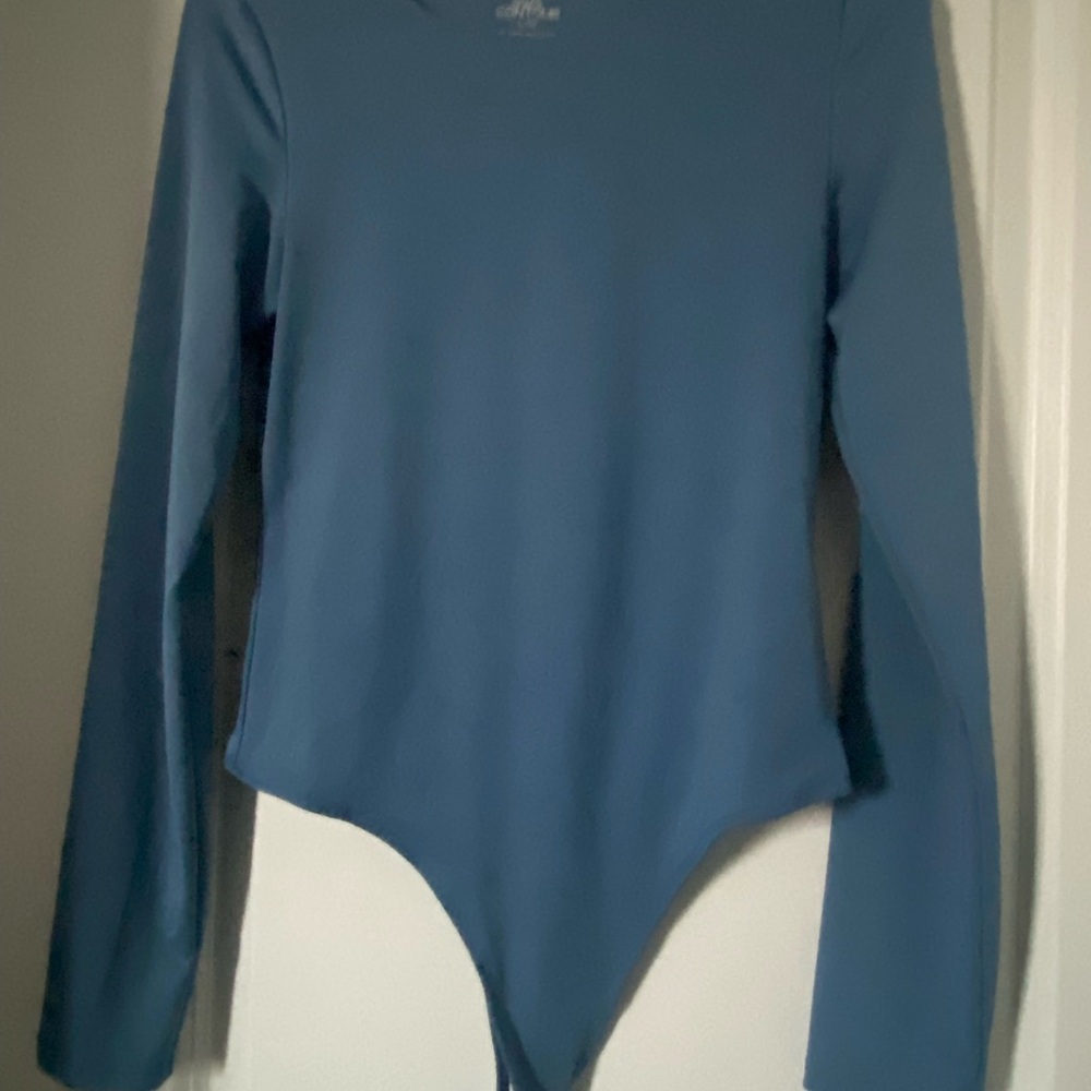 Blue Long Sleeve Bodysuit